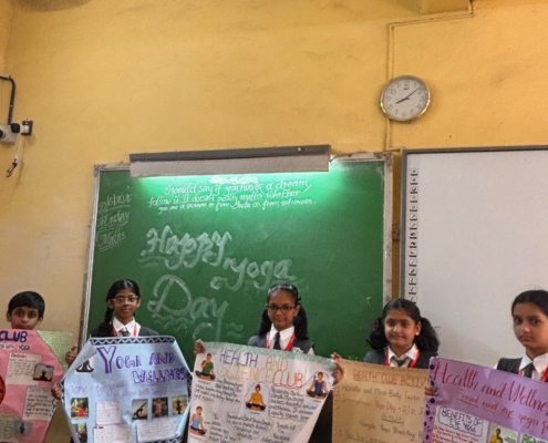 Facial and Eye Yoga,Health and Wellness Charts by Students