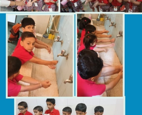 _Hickory Dickory dock,the germs ran with our handwash_-Little fingers ,Great Habits
