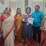 Khushi Modi winner of International Maths Olympiad.State rank 21