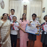 Samar Sule,Atharva Gharat,Urvi Pawar ,Shreyas Shivram winners of the International Talent Olympiad 2025-2026