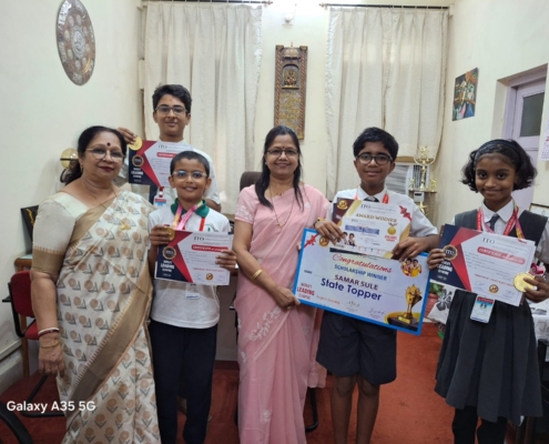 Samar Sule,Atharva Gharat,Urvi Pawar ,Shreyas Shivram winners of the International Talent Olympiad 2025-2026