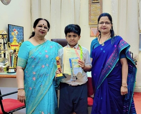 Sarvesh Shivram,Regional and State level topper 4th Rank Spell Bee International